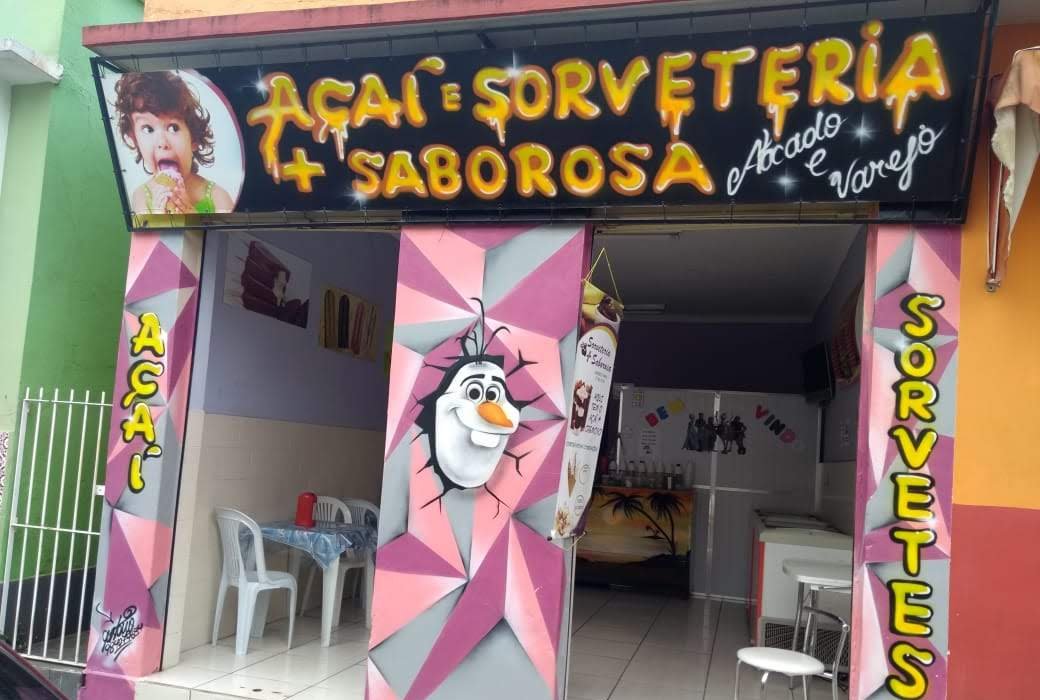 Açaí e Sorveteria +SaboRosa - Melhor Sorveteria de Maria da Fé
